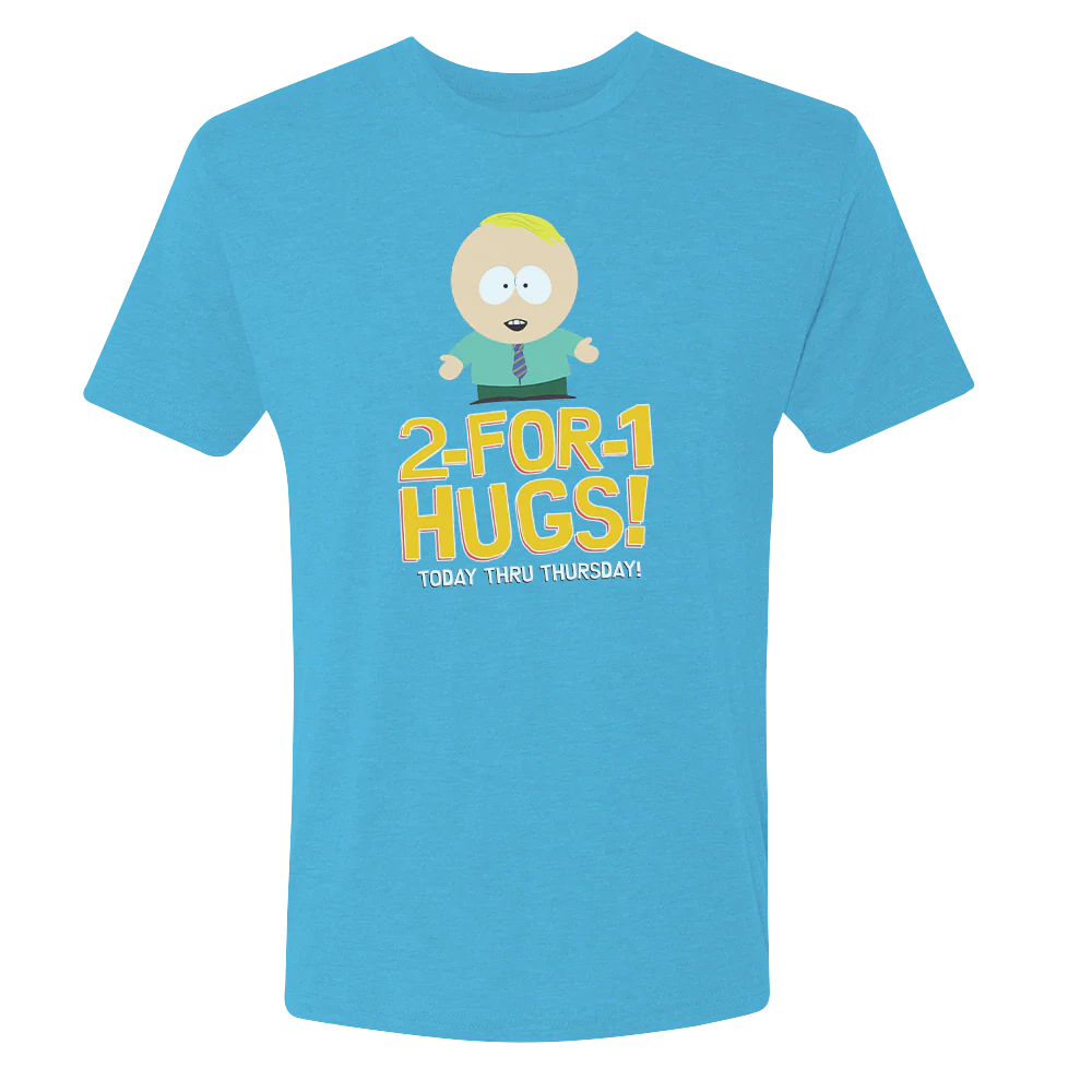 South Park 2 For 1 Hugs Tri-Blend Short Sleeve T-Shirt