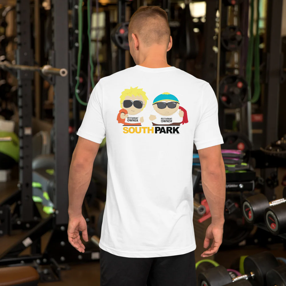 South Park As Seen On Restaurant Owner Unisex T-Shirt - Image 4