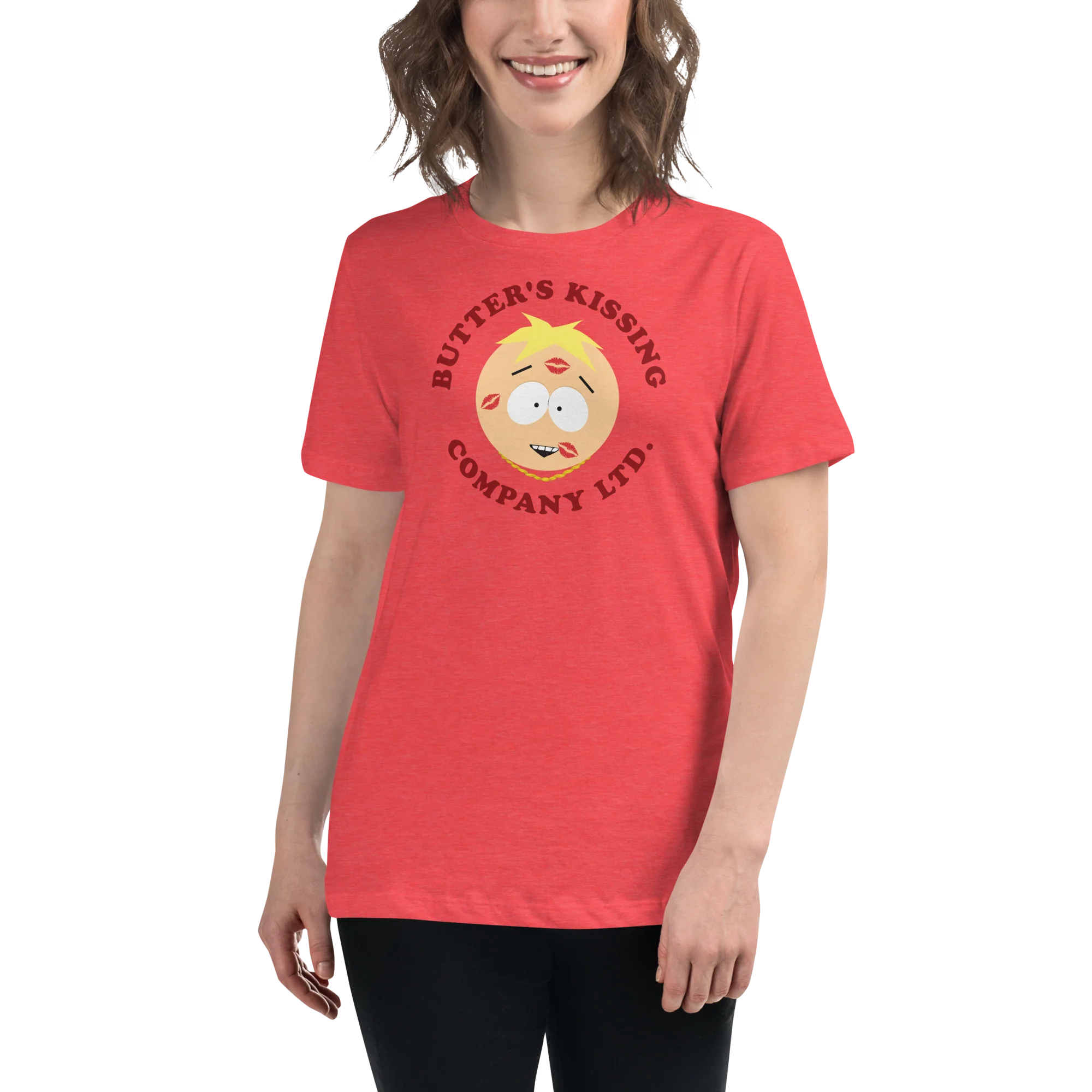 South Park Butter's Kissing Company Womens Short Sleeve T-Shirt - Image 7