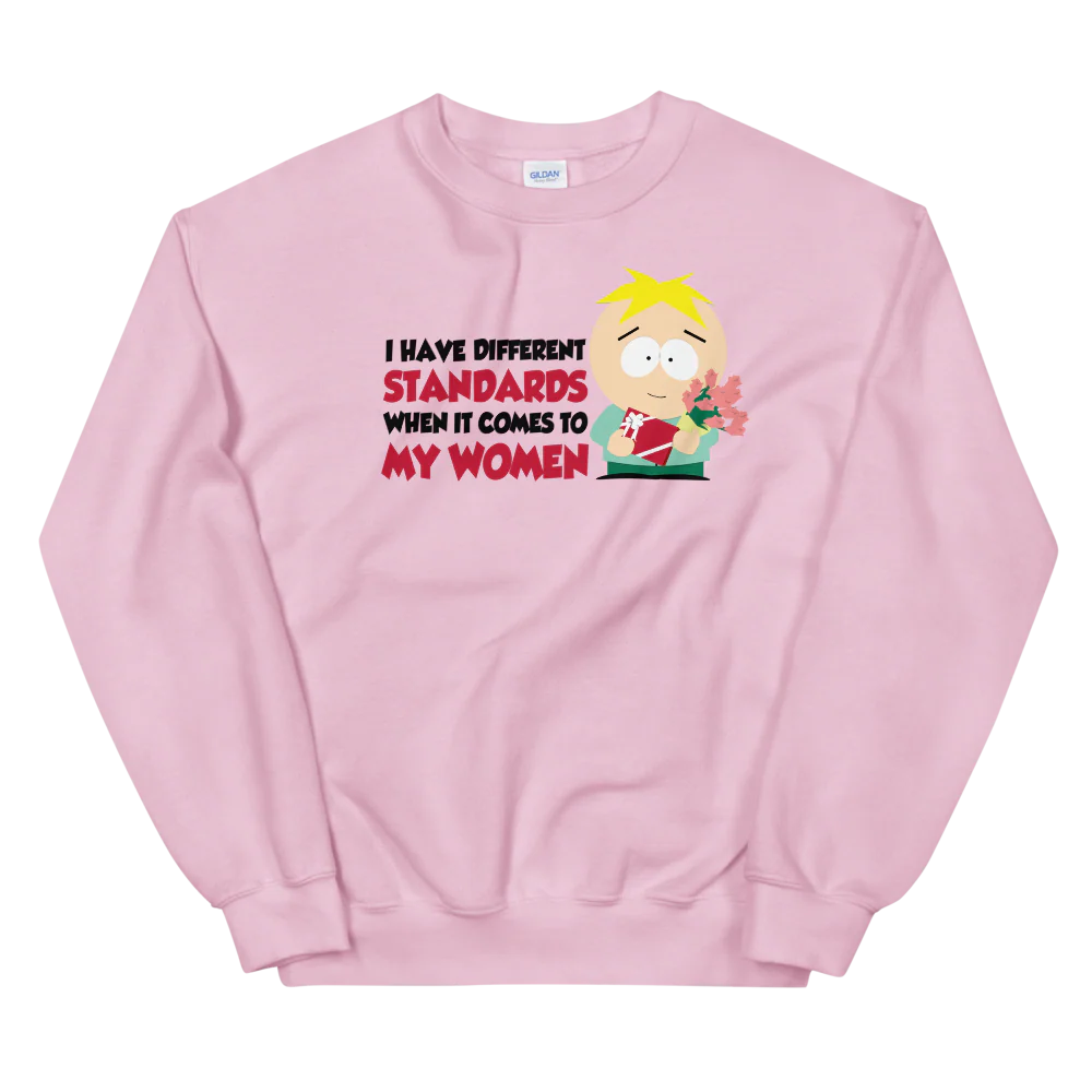 South Park Butters Different Standards Fleece Crewneck Sweatshirt - Image 2
