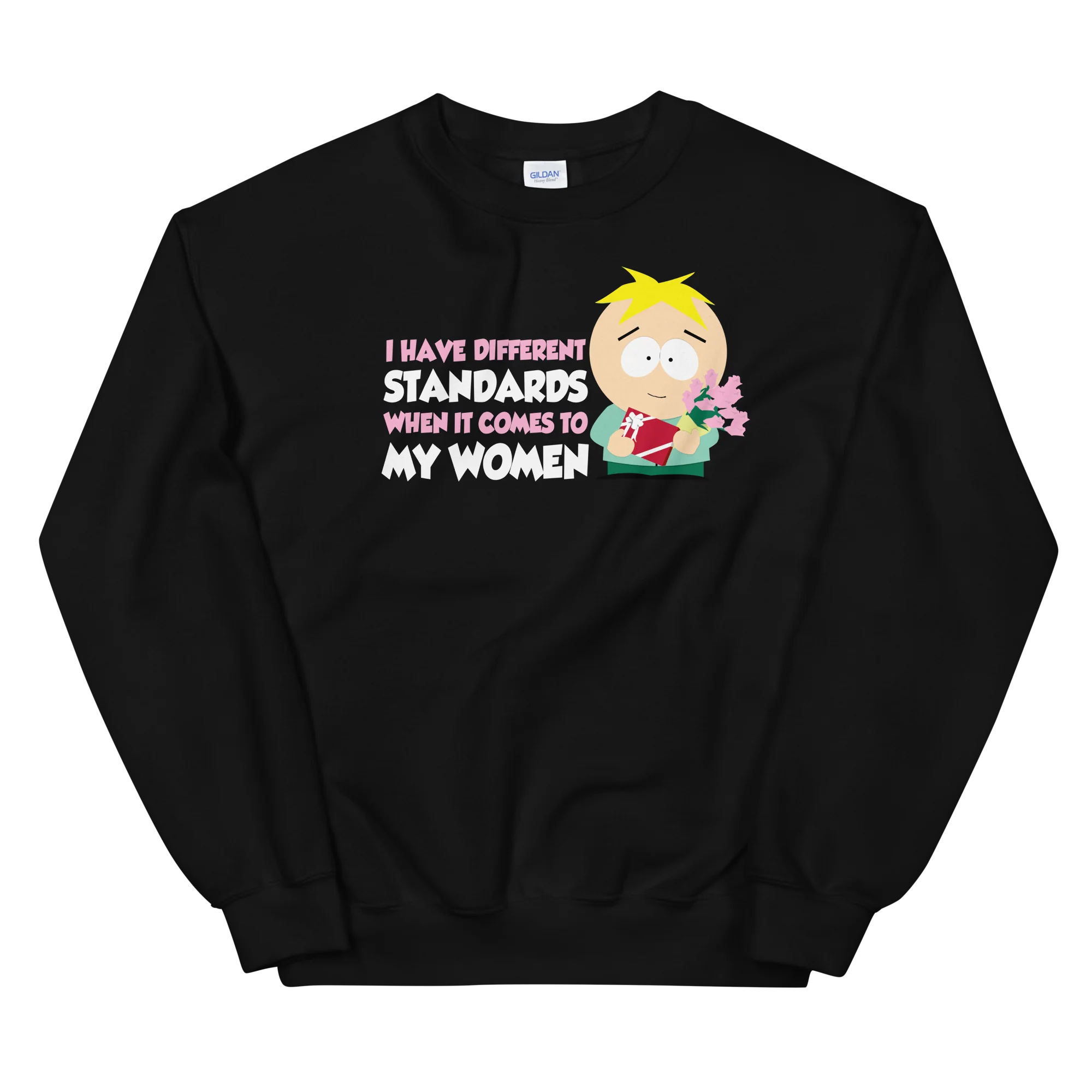 South Park Butters Different Standards Fleece Crewneck Sweatshirt - Image 4