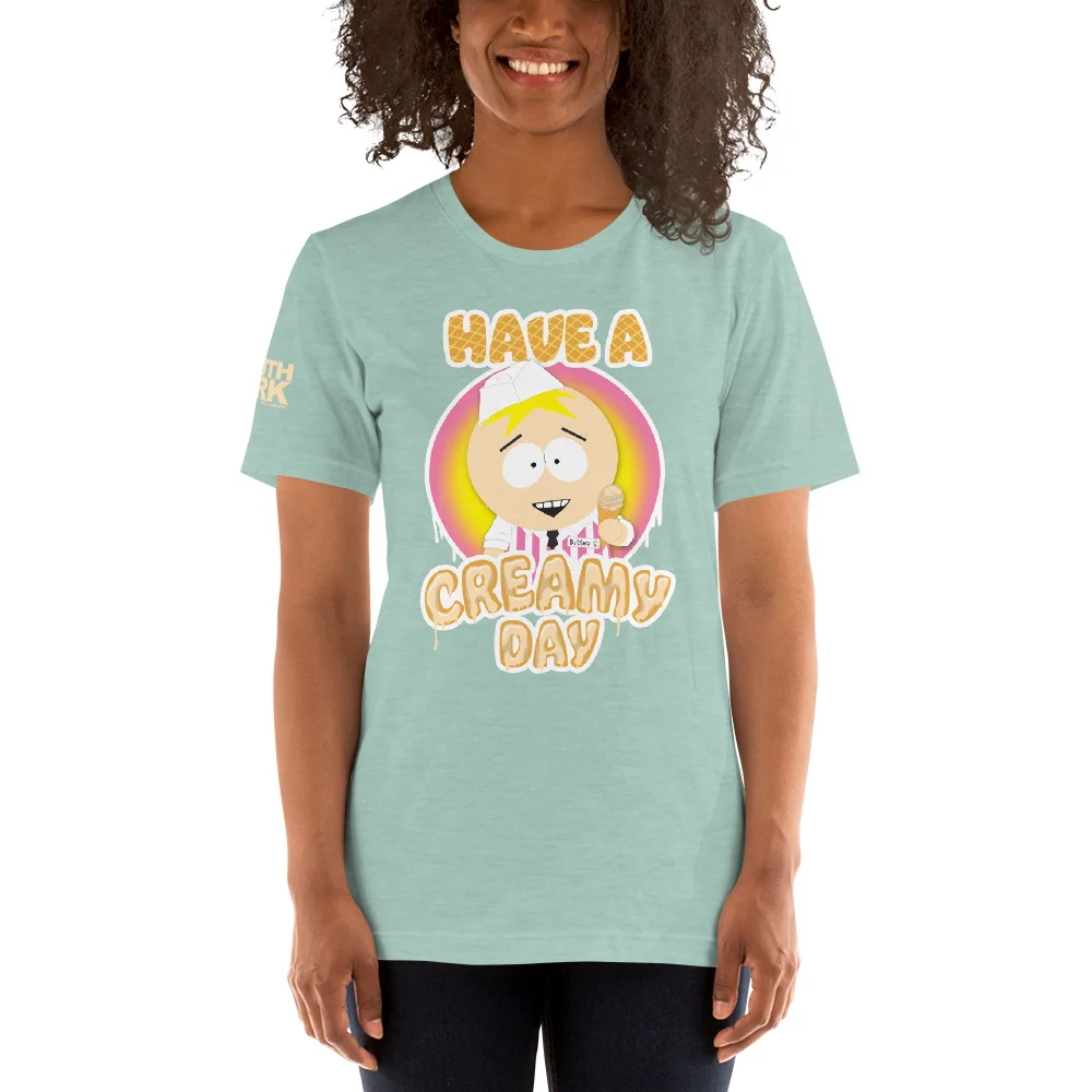 South Park Butters Ice Cream Parlor Have a Creamy Day T-Shirt - Image 5