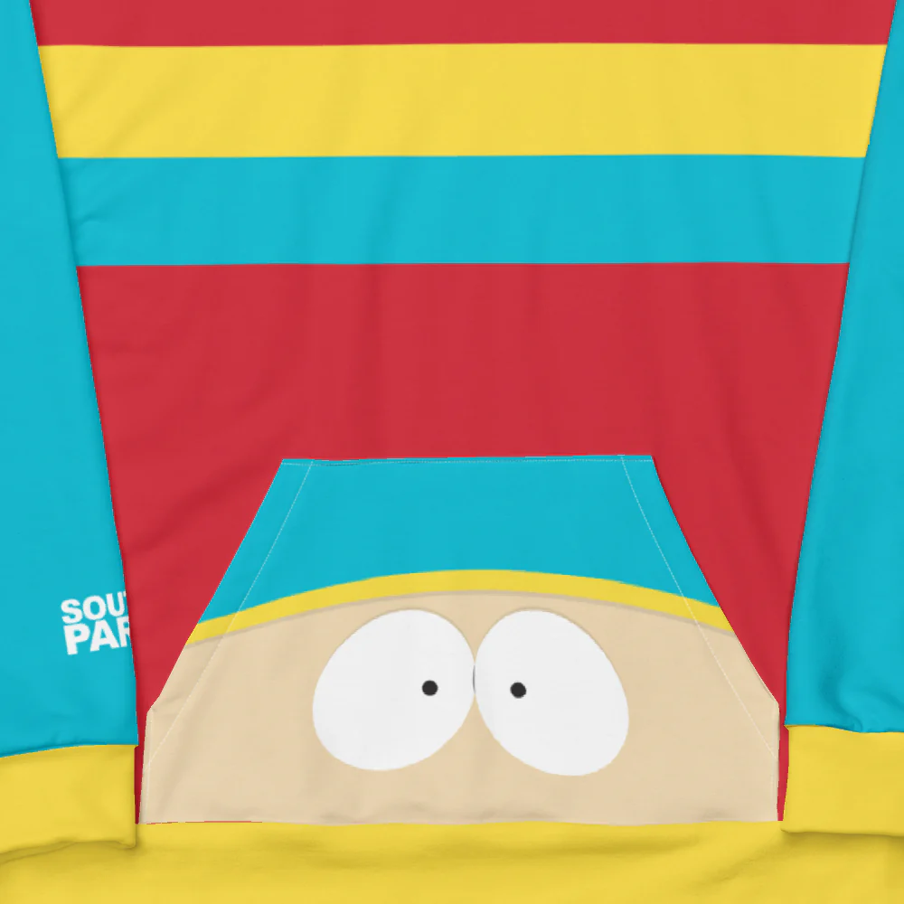 South Park Cartman Color Block Unisex Hooded Sweatshirt - Image 2