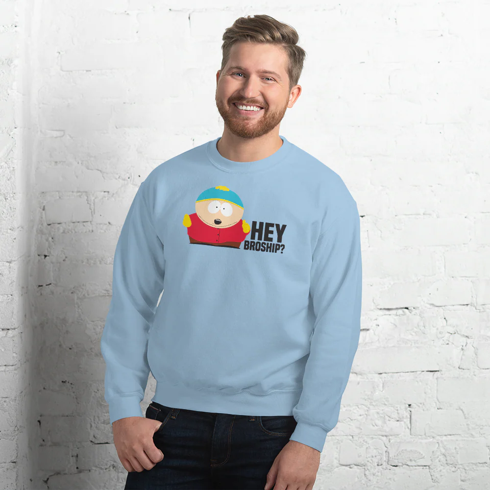 South Park Cartman Hey Broship Fleece Crewneck Sweatshirt - Image 6