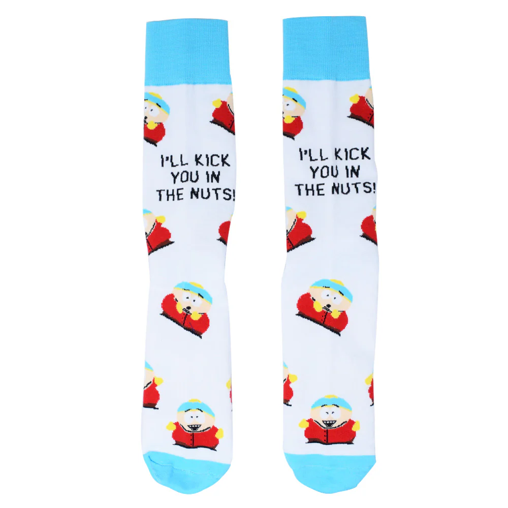 South Park Cartman Kick You in the Nuts Socks - Image 6