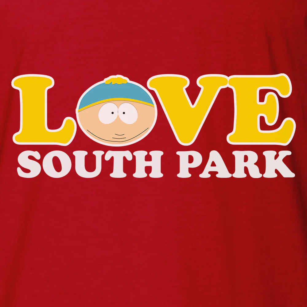 South Park Cartman Love South Park Adult Short Sleeve T-Shirt - Image 2