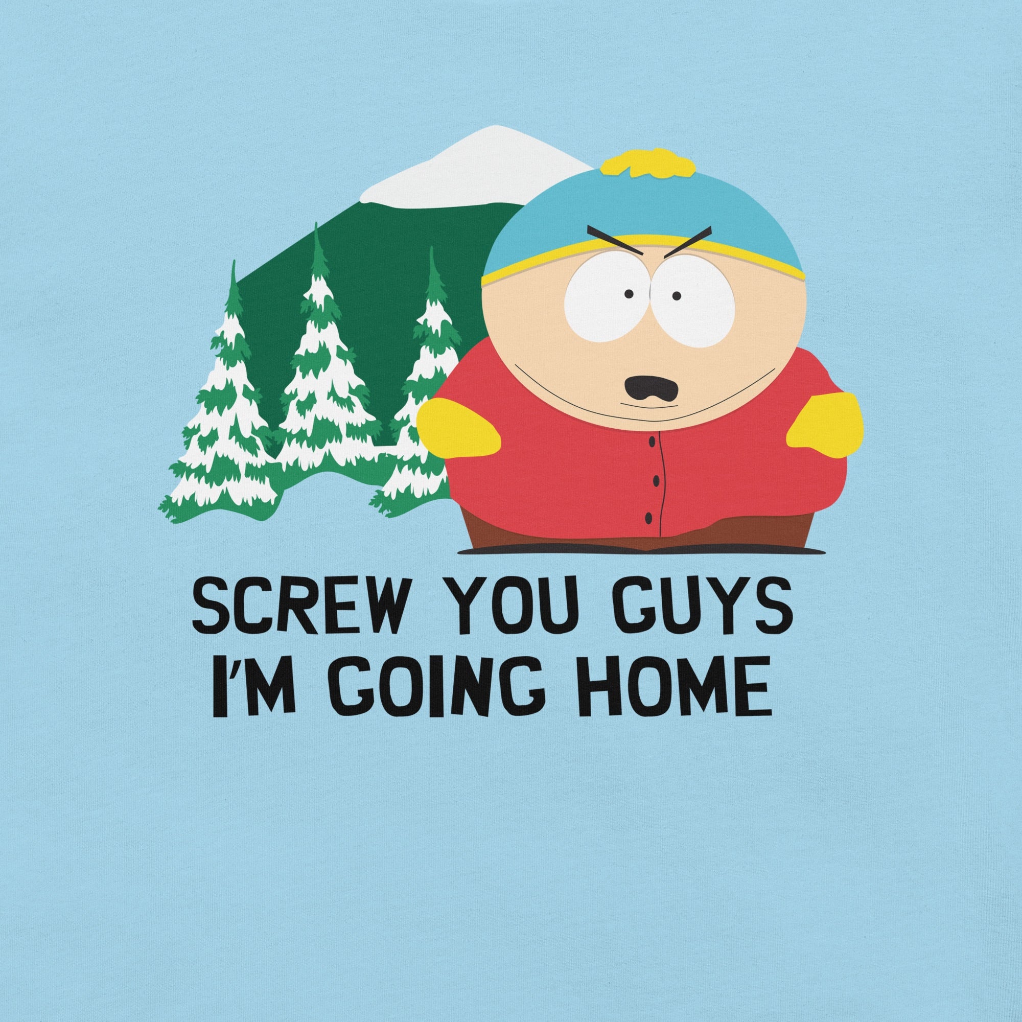 South Park Cartman Screw You Guys Adult Short Sleeve T-Shirt - Image 2