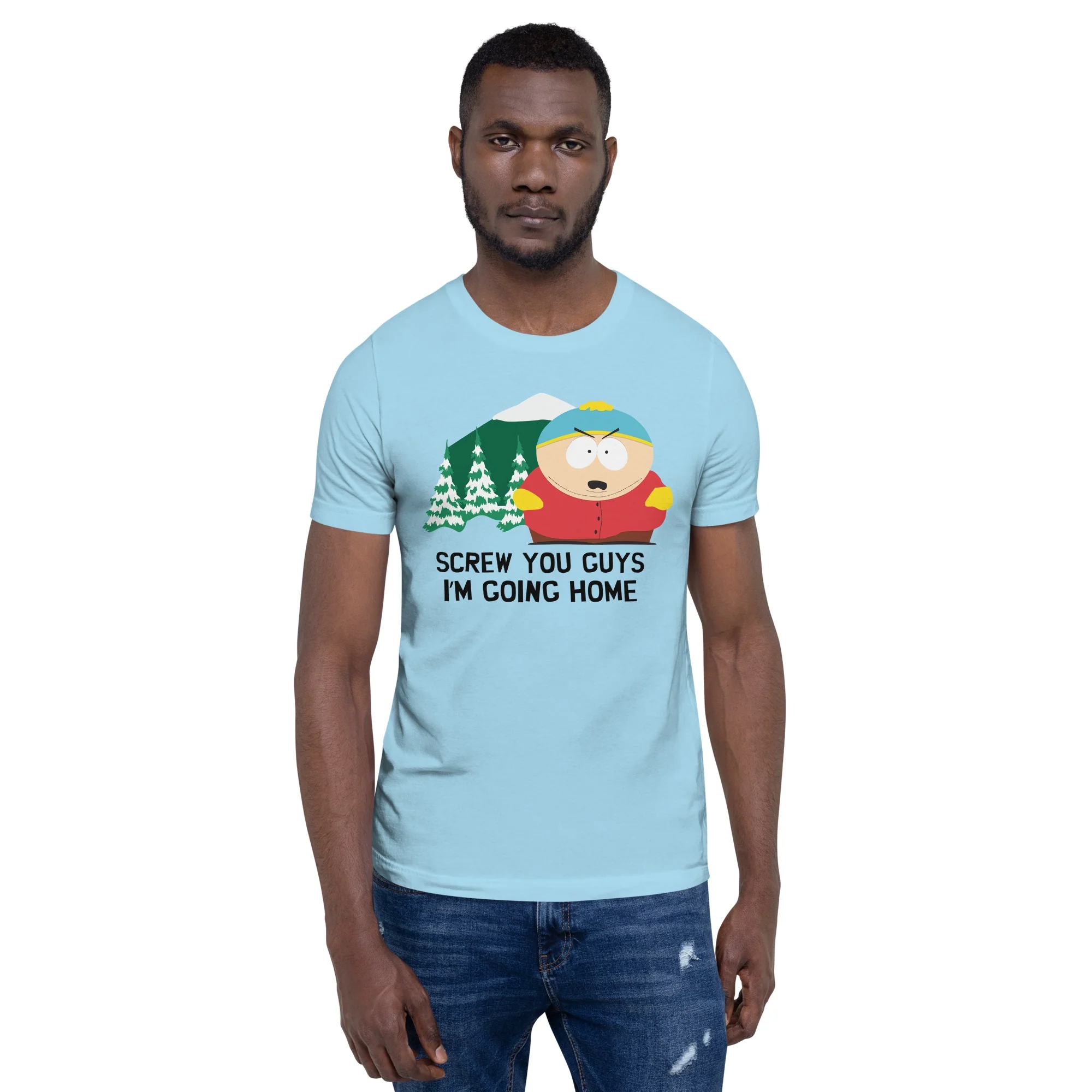 South Park Cartman Screw You Guys Adult Short Sleeve T-Shirt - Image 5