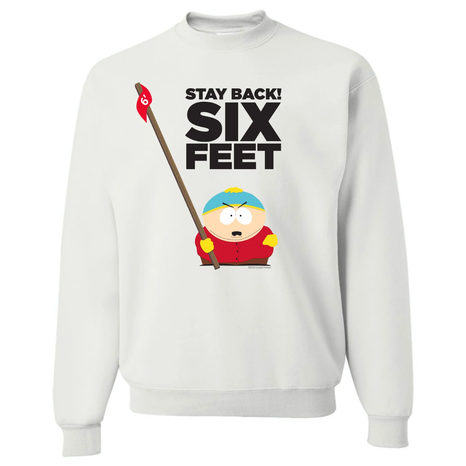 South Park Cartman Stay Back Crew Neck Sweatshirt - Image 2