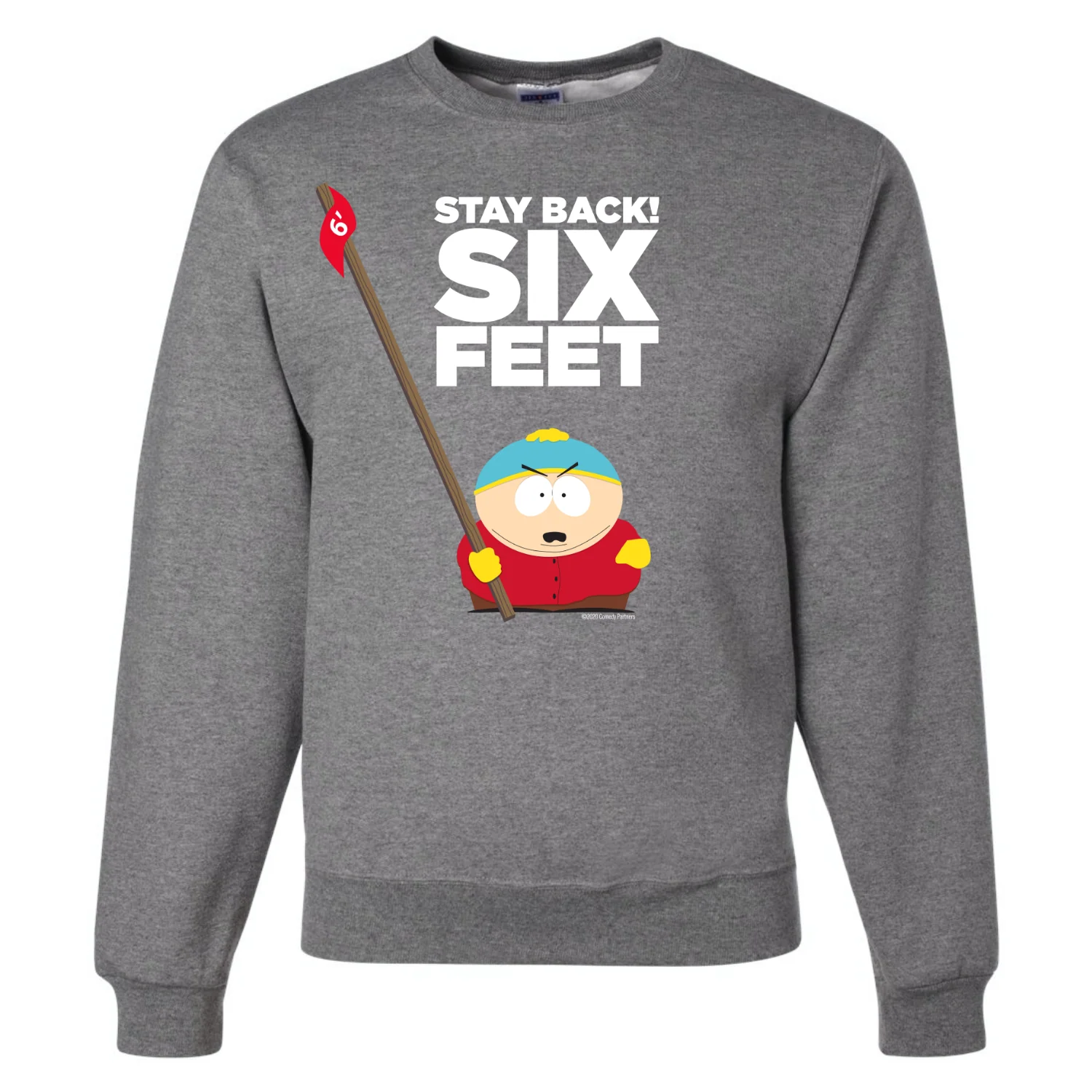 South Park Cartman Stay Back Crew Neck Sweatshirt - Image 3