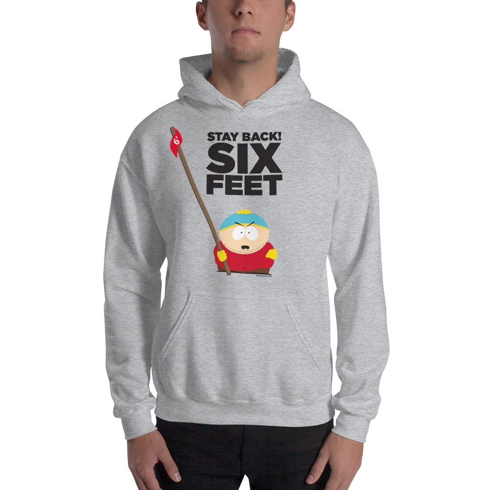 South Park Cartman Stay Back Fleece Hooded Sweatshirt - Image 2