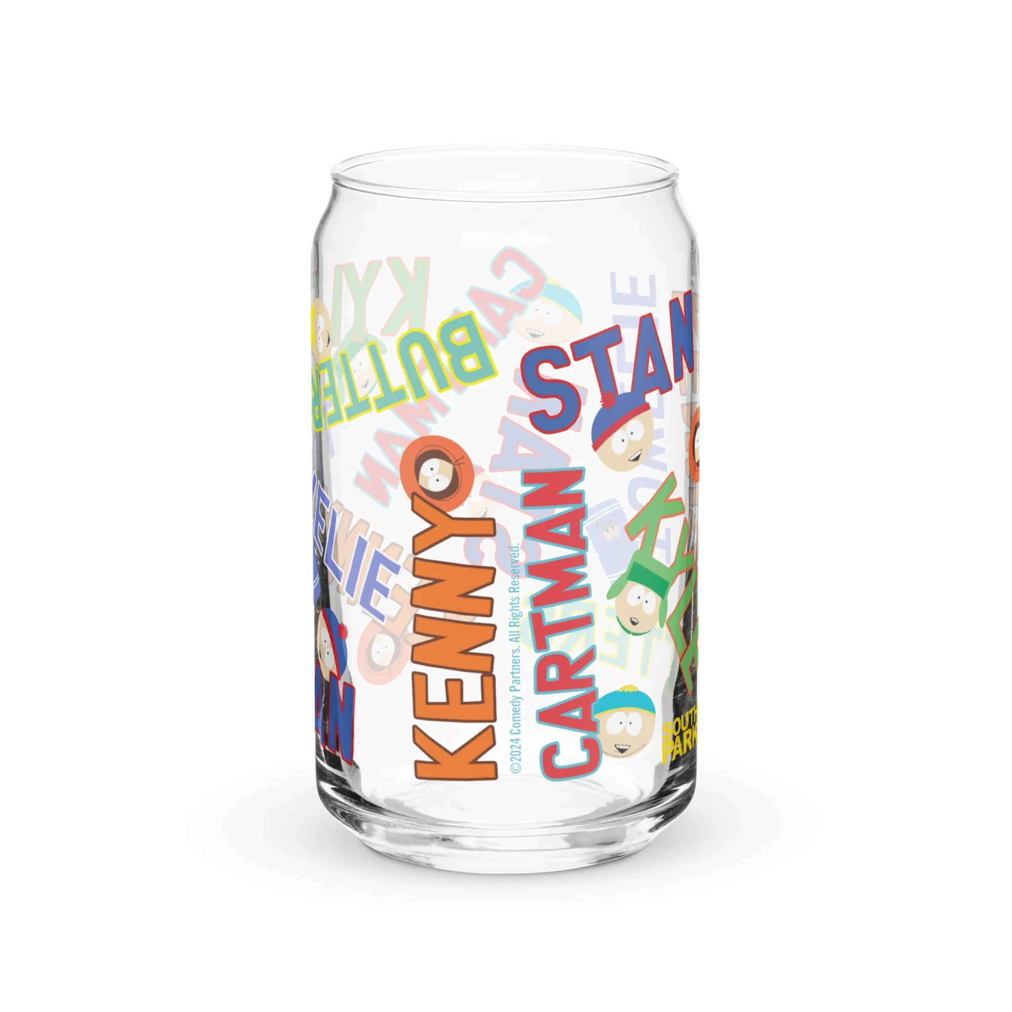 South Park Character Names Can Glass - Image 3