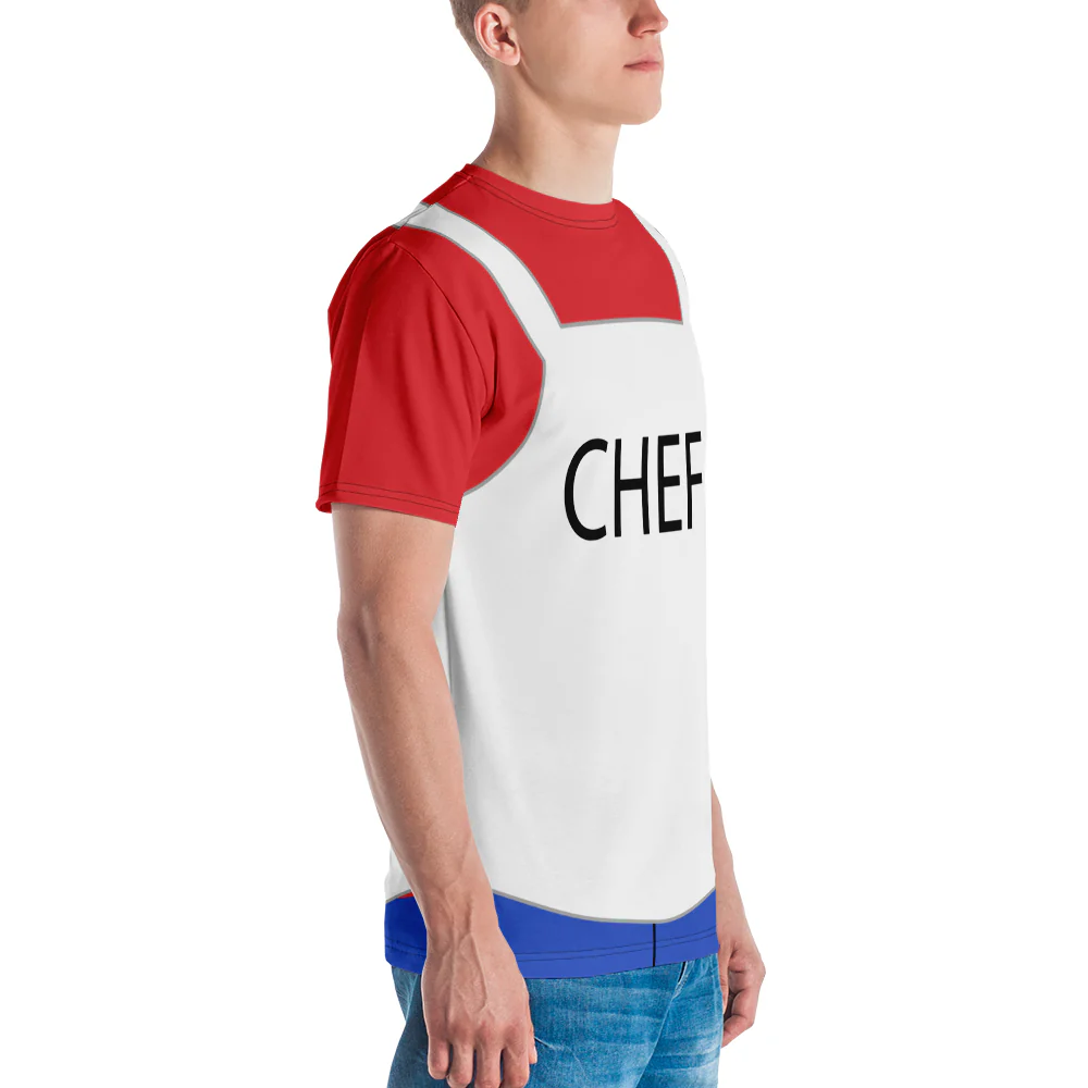 South Park Chef Cosplay Apron Short Sleeve T-Shirt - Image 2
