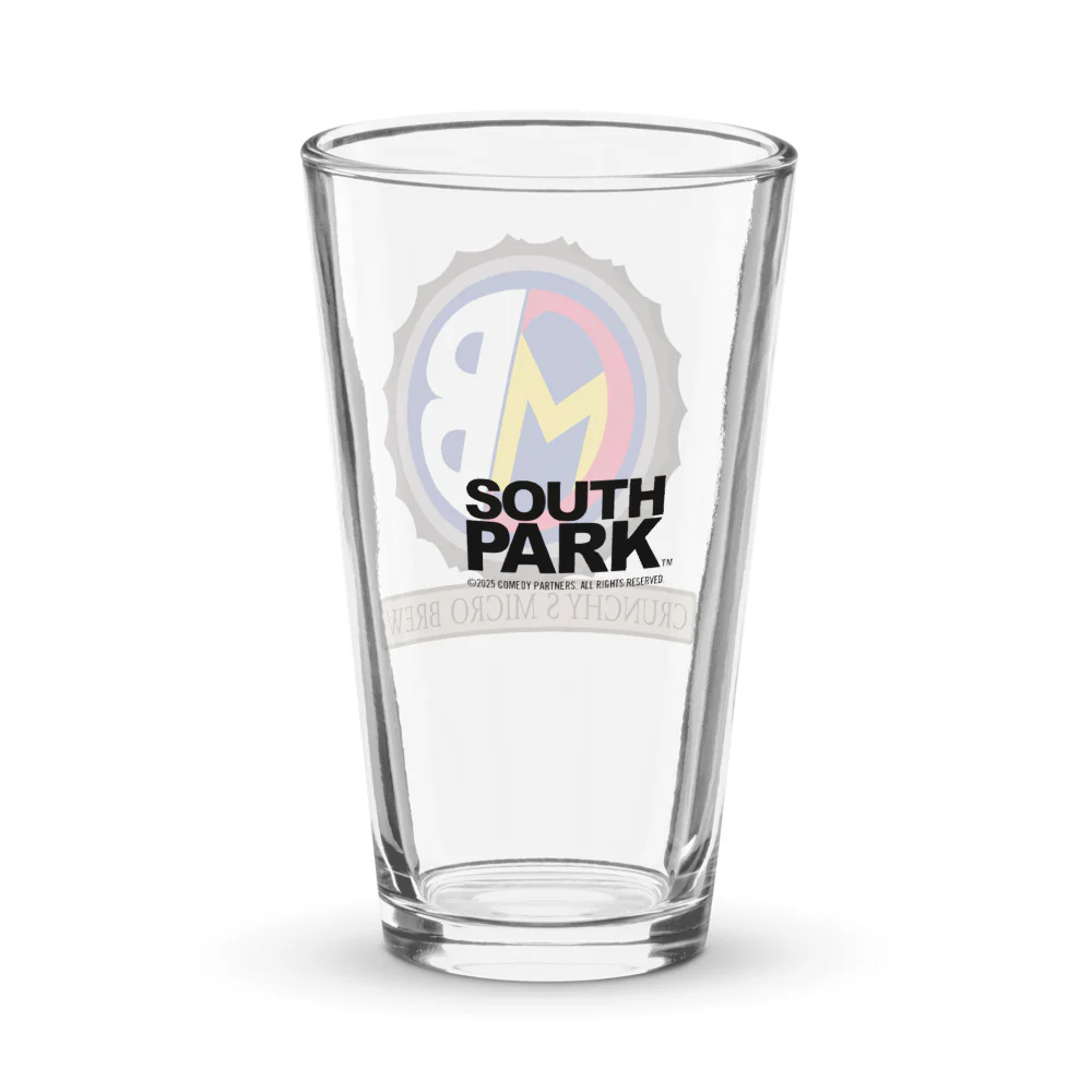 South Park Crunchy's Micro Brew Shaker Pint Glass - Image 2