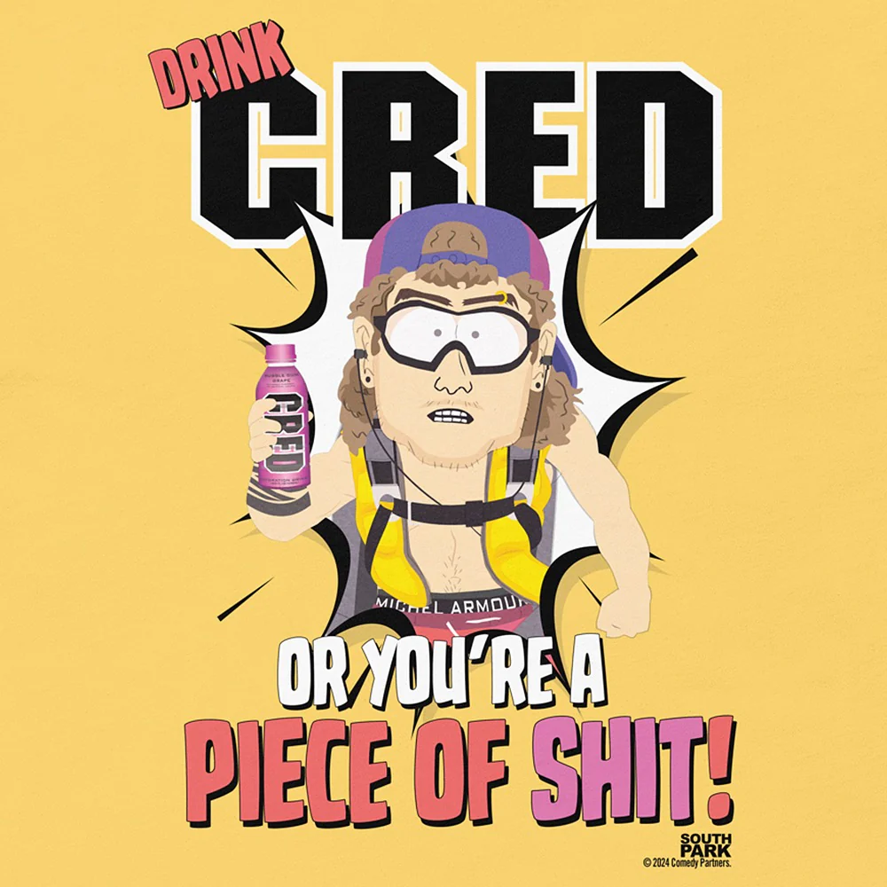 South Park Drink CRED Adult T-Shirt - Image 2