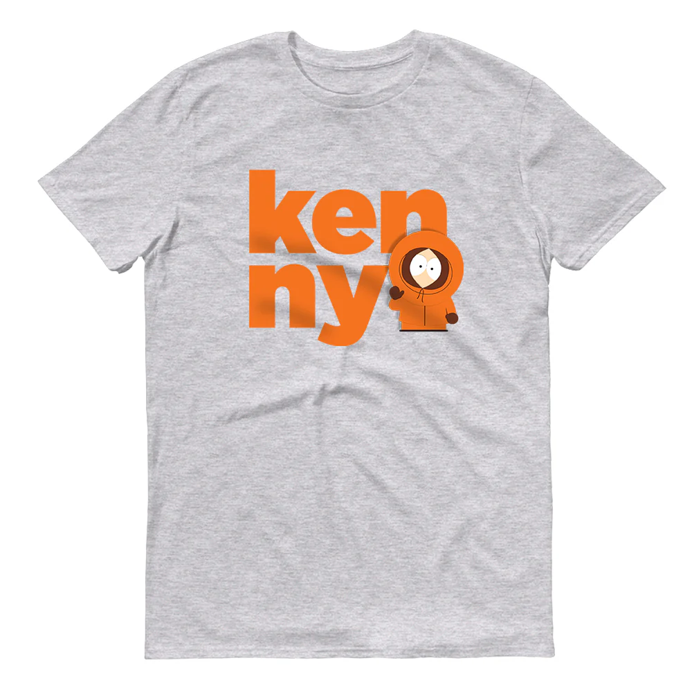 South Park Kenny Name Adult Short Sleeve T-Shirt - Image 3