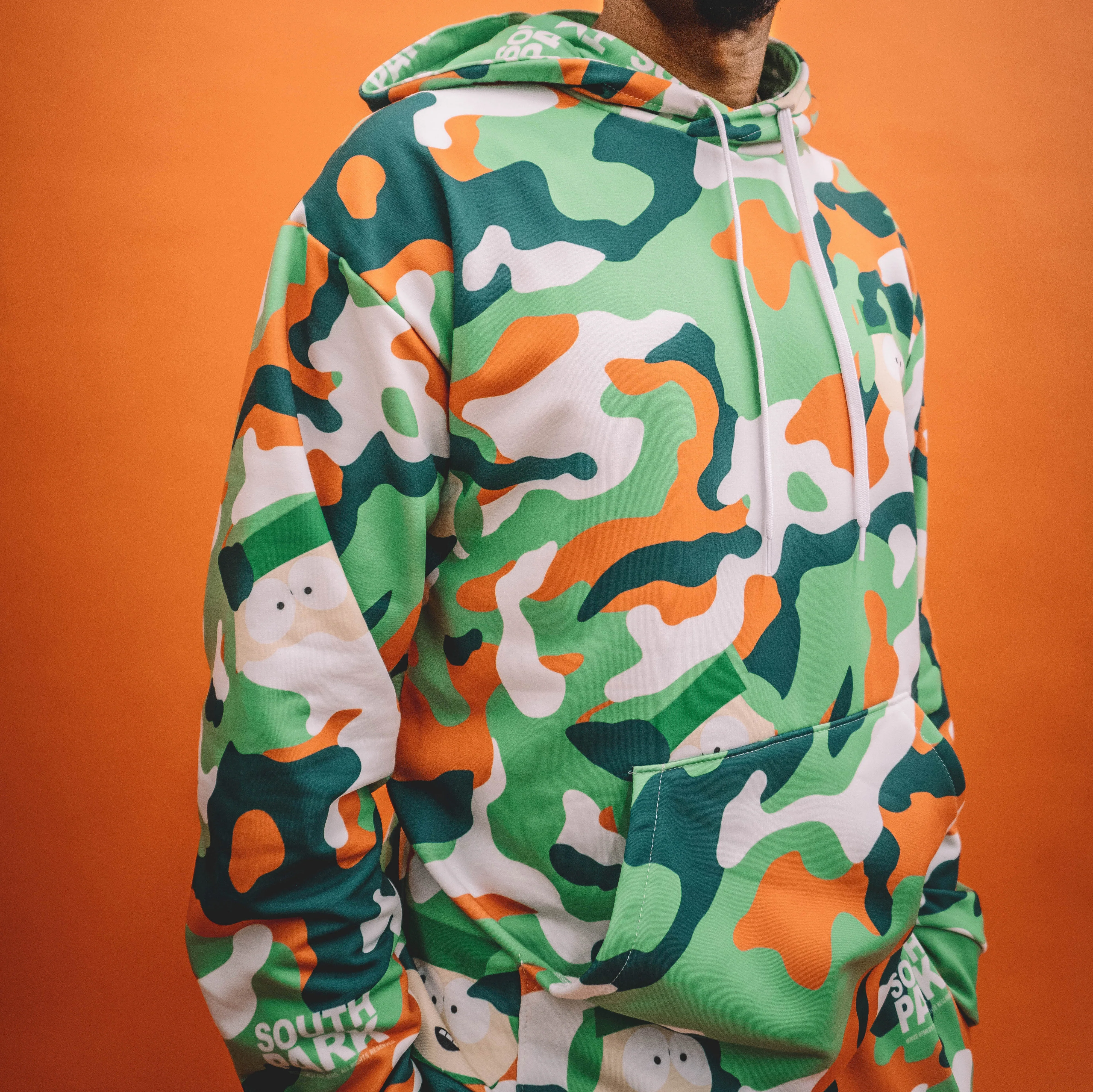 South Park Kyle Camo Unisex Hooded Sweatshirt - Image 2