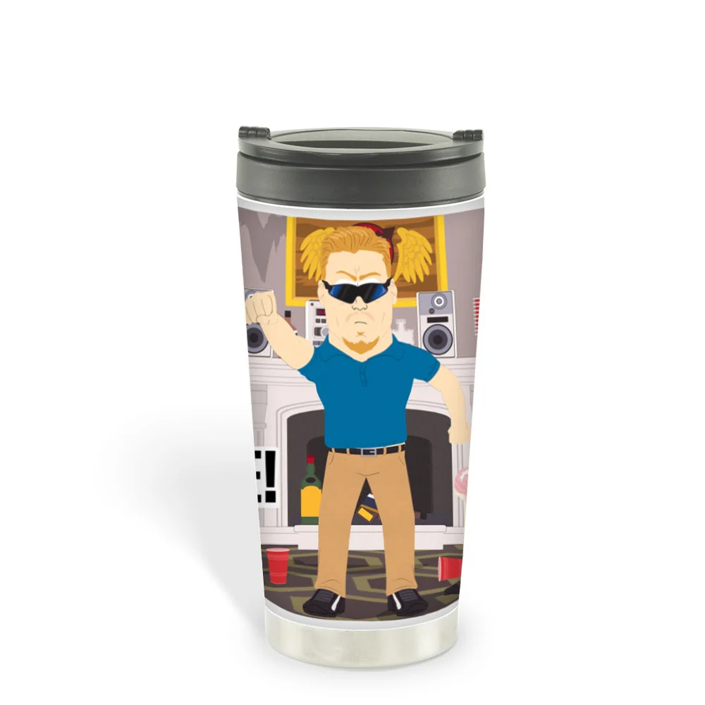 South Park PC Principal Check Your Privilege! 16 oz Stainless Steel Thermal Travel Mug - Image 2