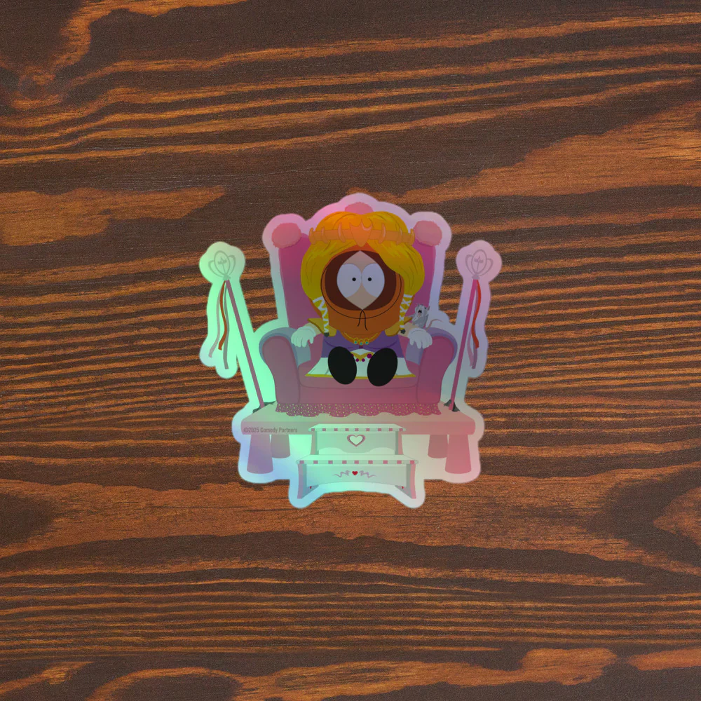South Park Princess Kenny Holographic Sticker - Image 7