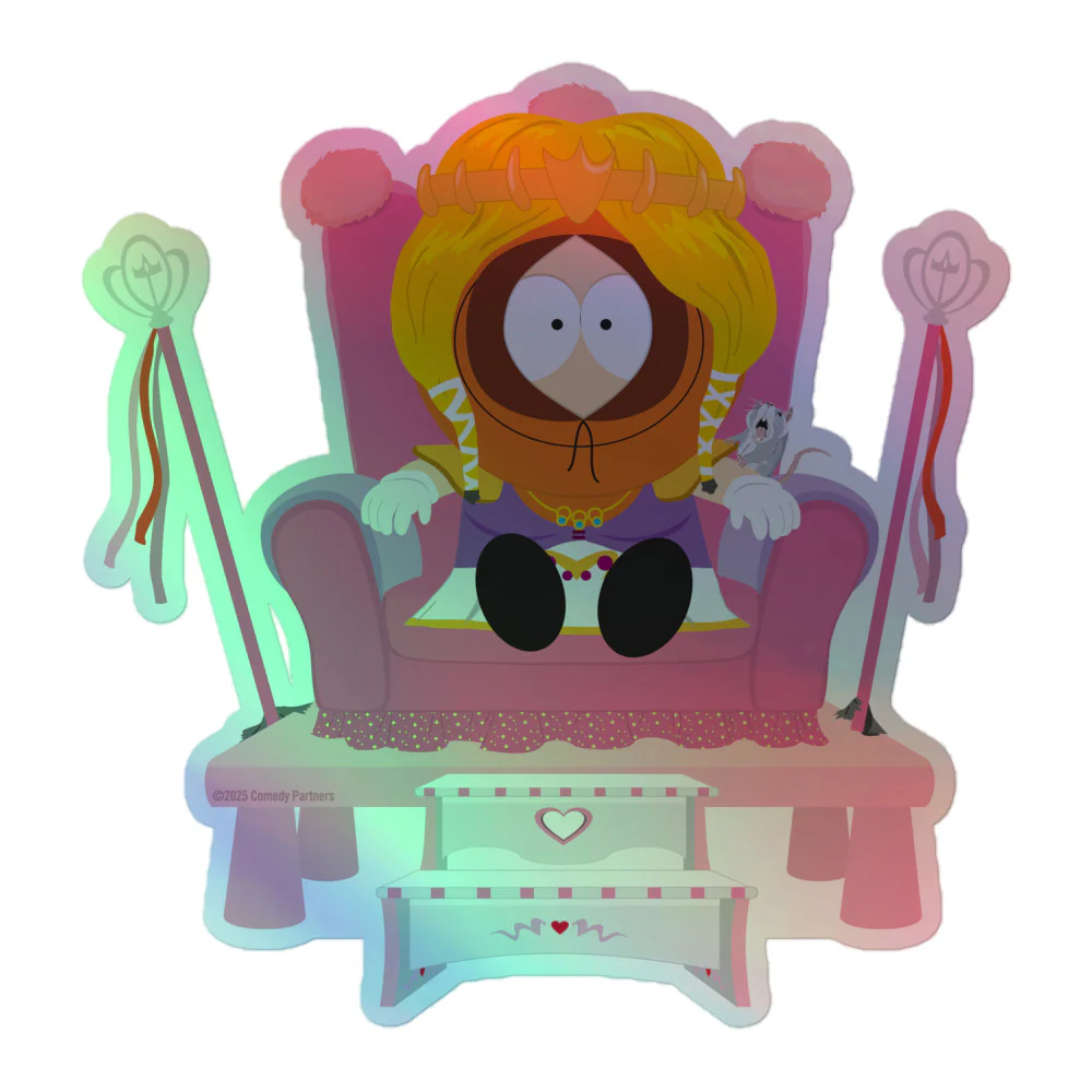 South Park Princess Kenny Holographic Sticker - Image 9
