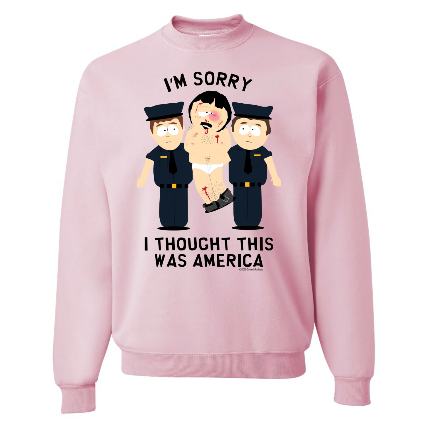 South Park Randy I Thought This Was America Crew Neck Sweatshirt - Image 3