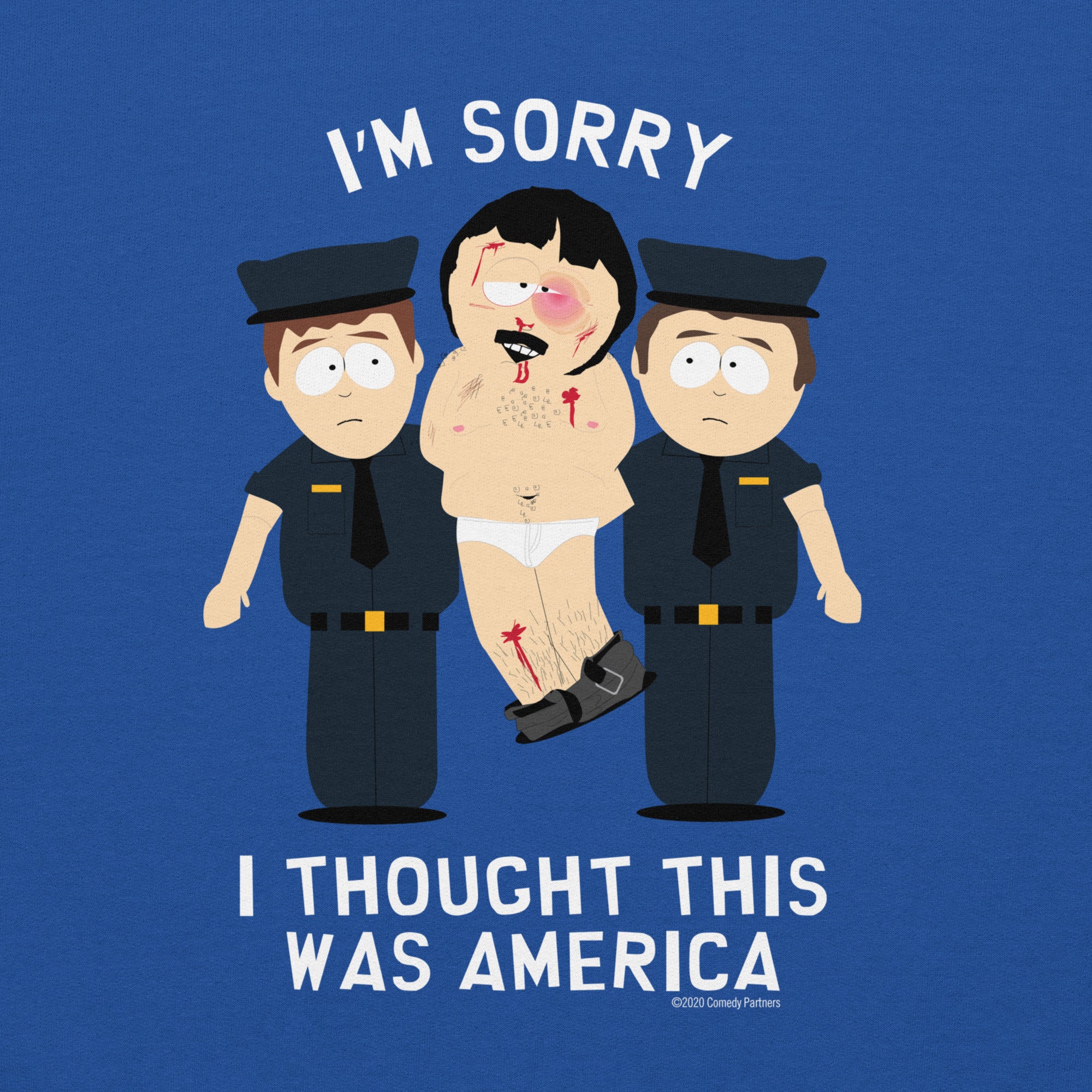 South Park Randy I Thought This Was America Fleece Hooded Sweatshirt - Image 2