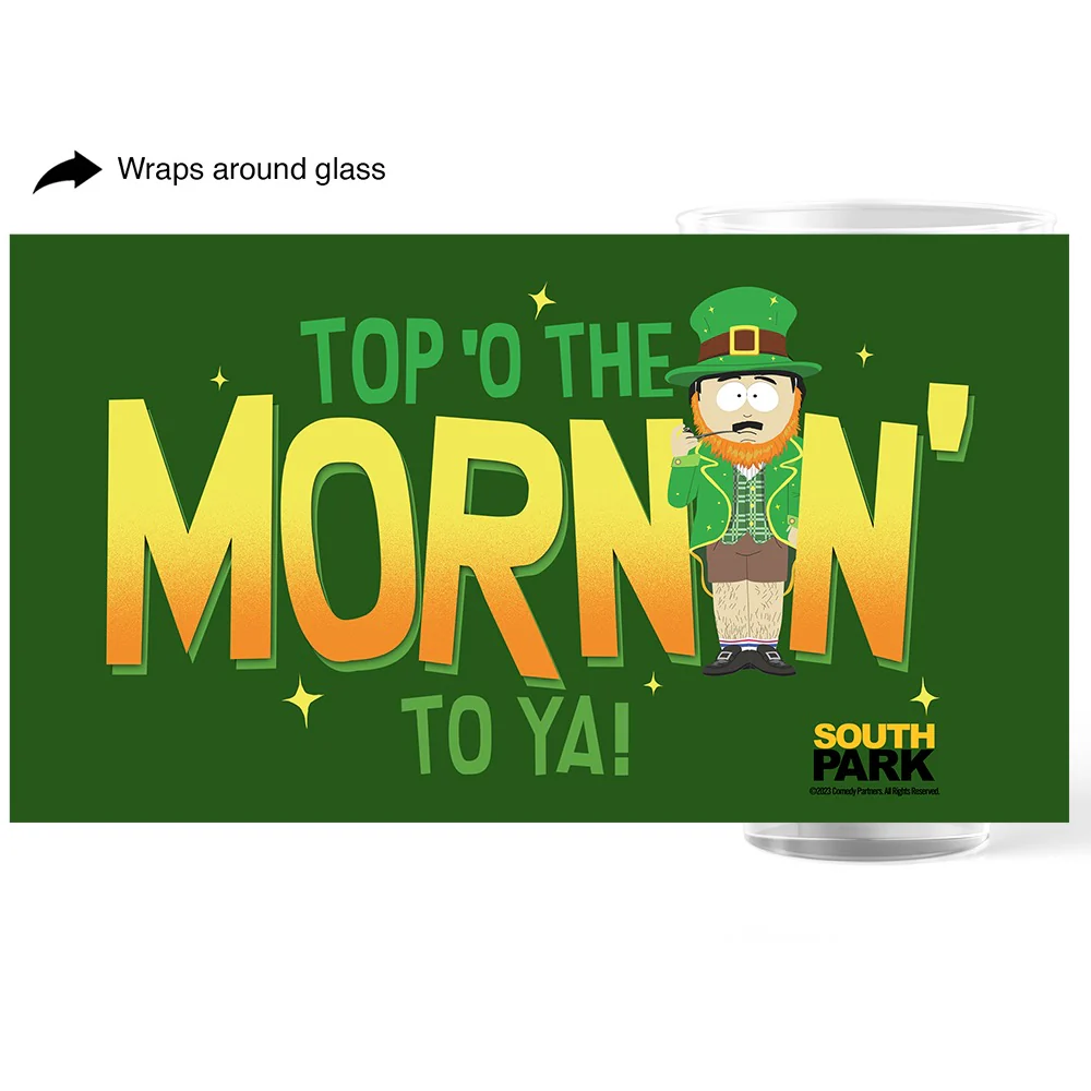 South Park Randy Top'o The Morning To Ya Wrap Pint Glass - Image 3