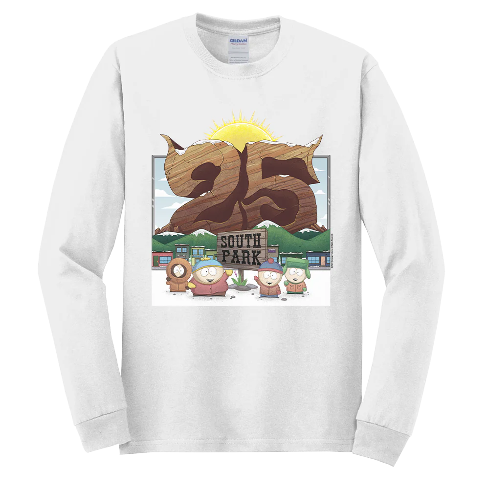 South Park Season 25 Logo Adult Long Sleeve T-Shirt - Image 4