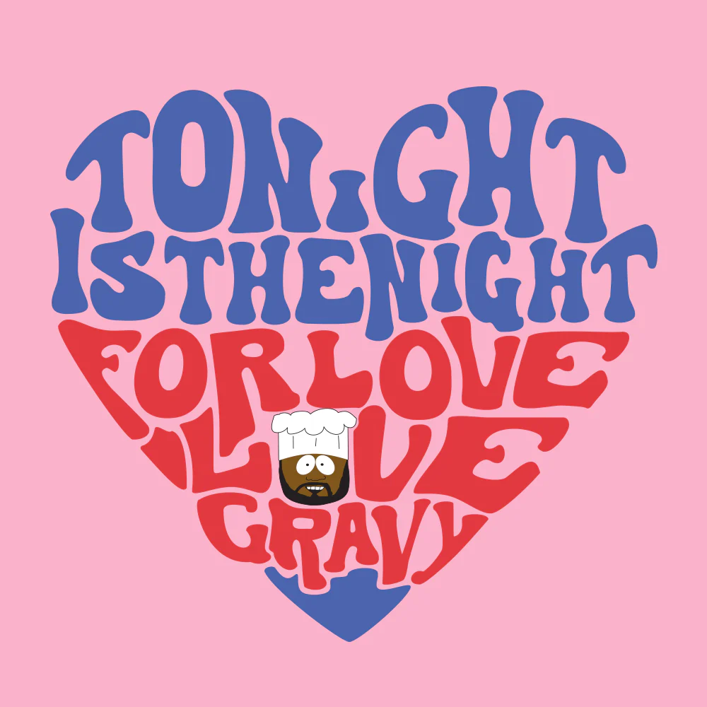 South Park Chef Love Gravy Greeting Card - Image 2
