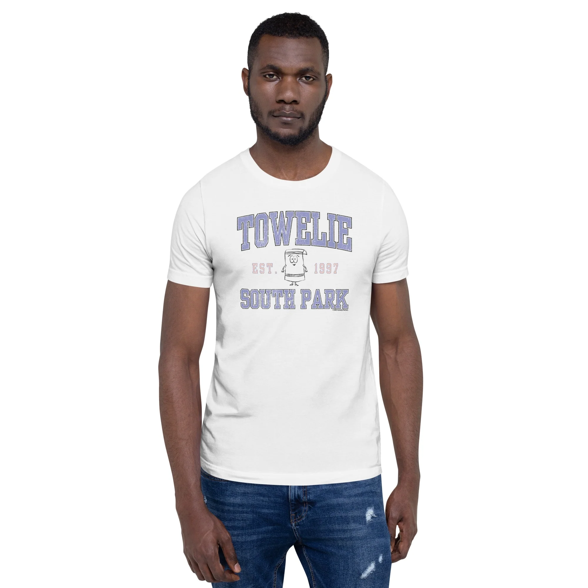 South Park Towelie Collegiate T-Shirt - Image 3