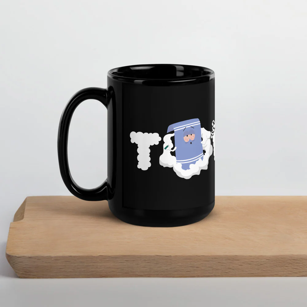 South Park Towelie Smoke Black Glossy Mug - Image 10