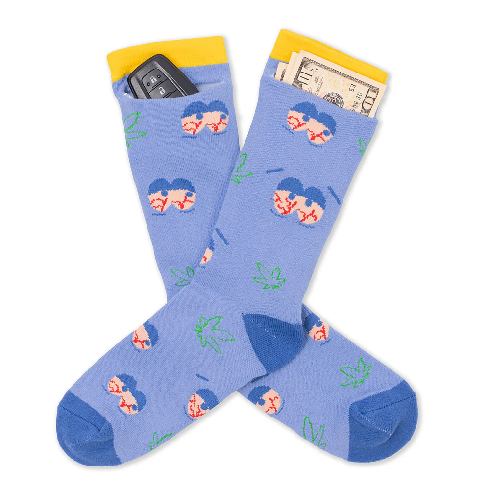 South Park Towelie Stoned Eyes Socks with Pocket - Image 7