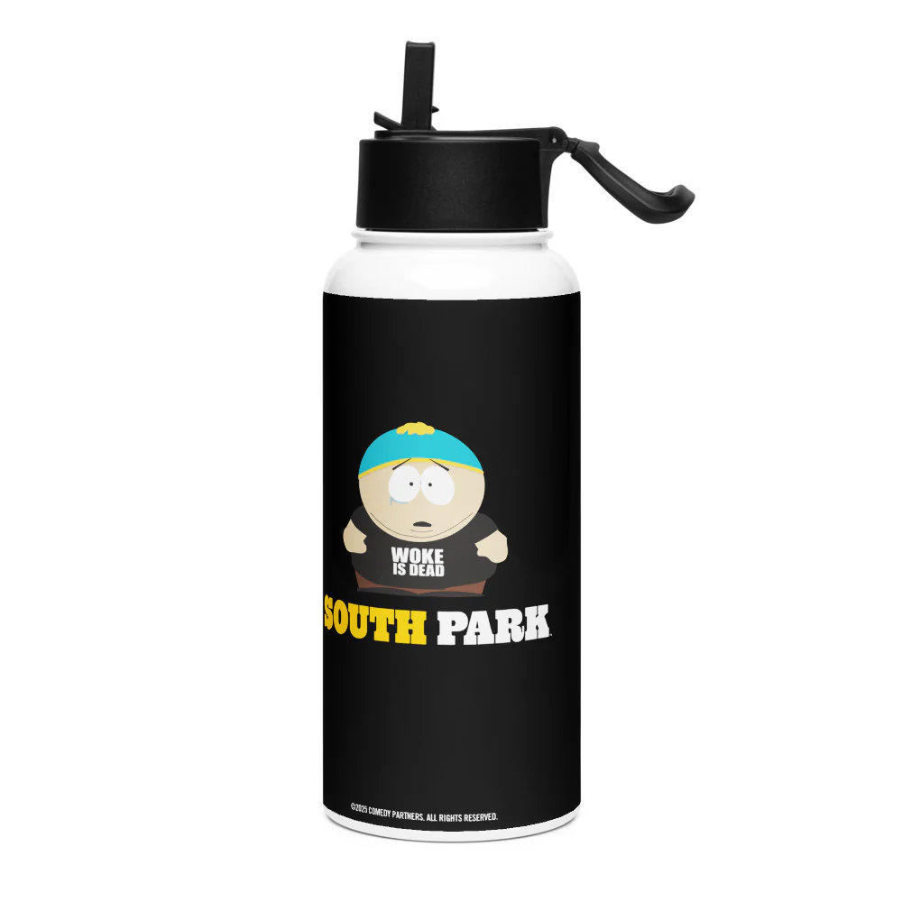 South Park Woke Is Dead Stainless Steel Water Bottle with a Straw Lid - Image 2