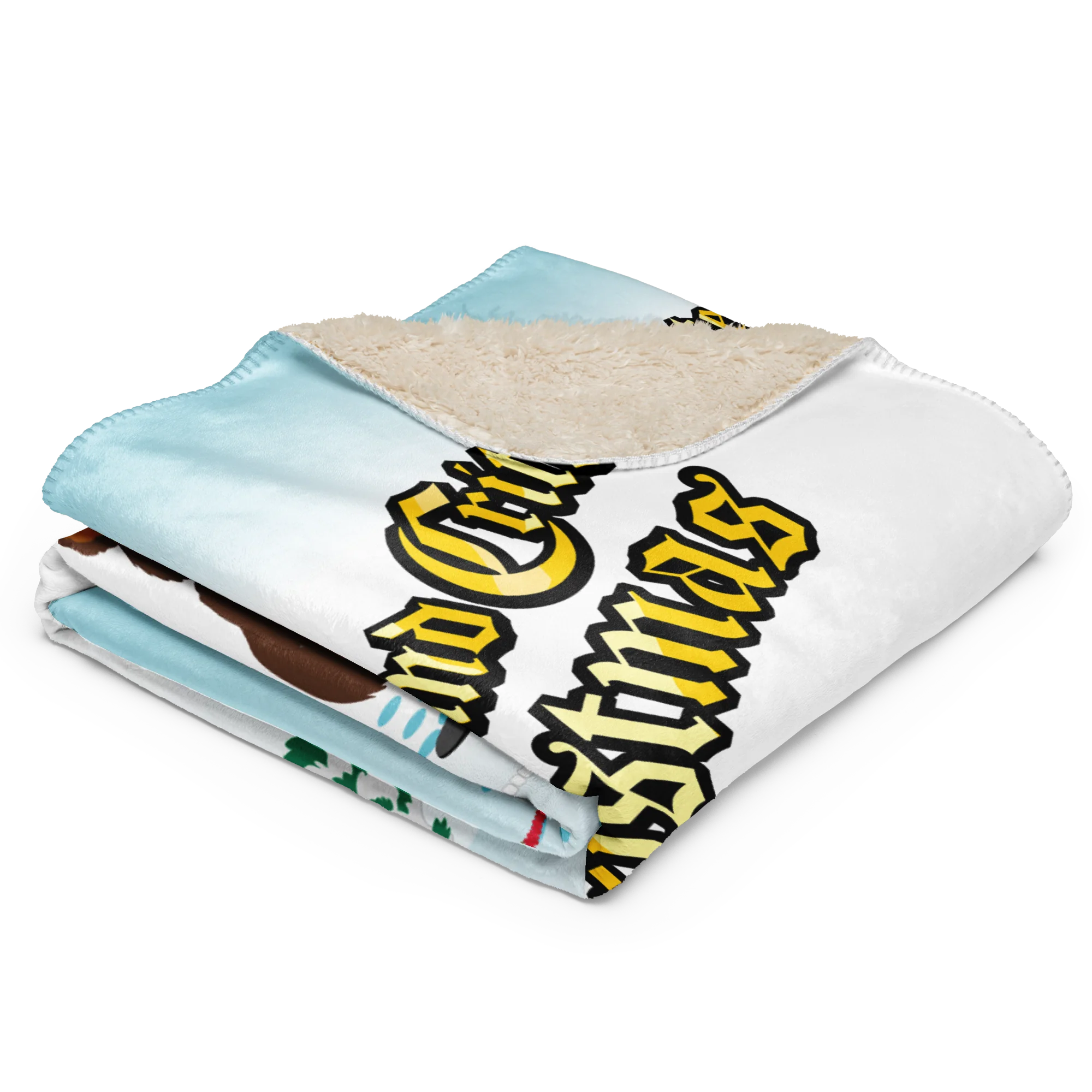 South Park Woodland Critter Christmas Sherpa Blanket - Image 10