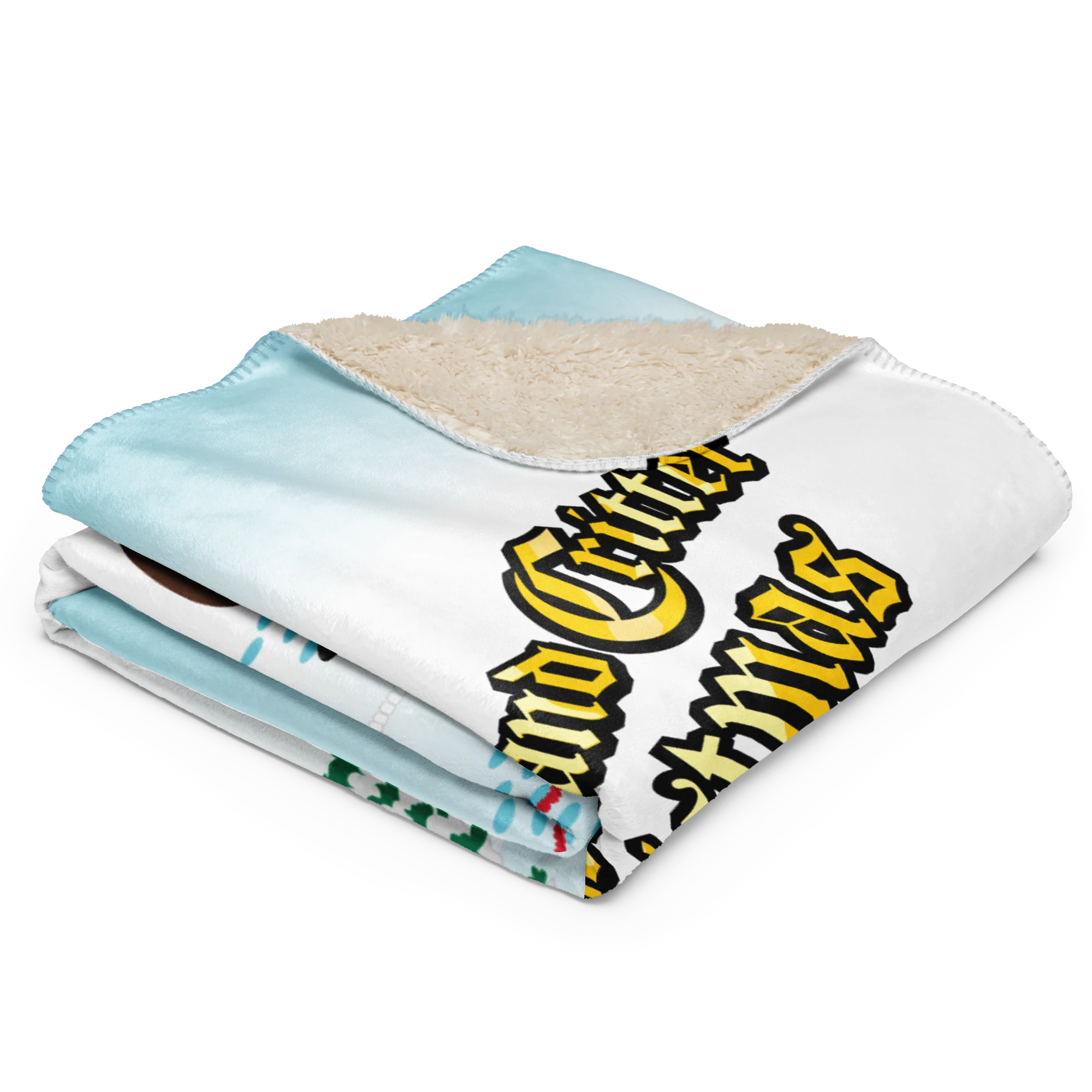 South Park Woodland Critter Christmas Sherpa Blanket - Image 2