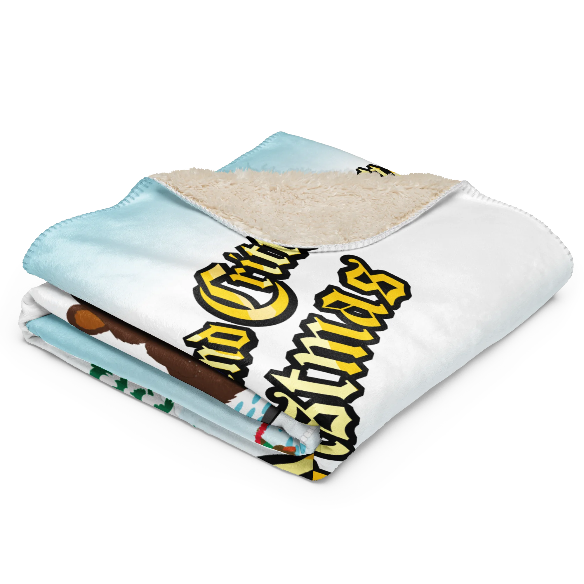 South Park Woodland Critter Christmas Sherpa Blanket - Image 6
