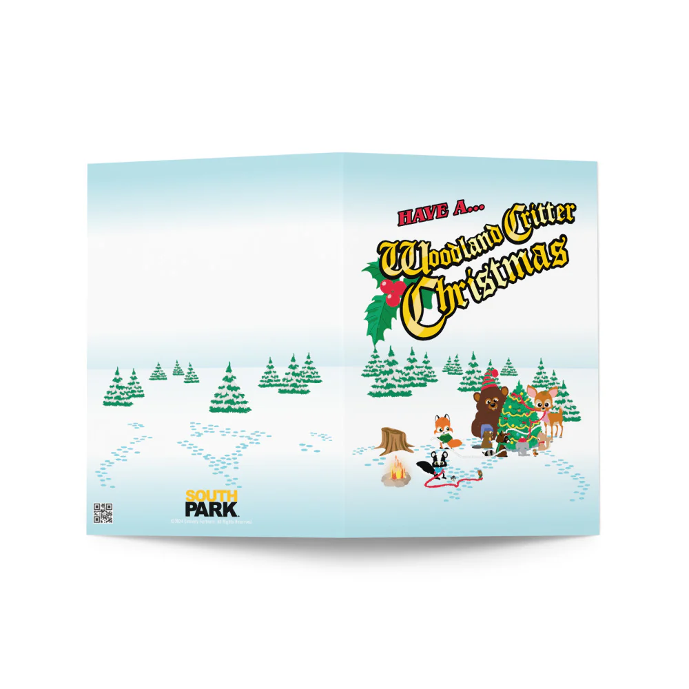 South Park Woodland Critters Christmas Greeting Card - Image 2